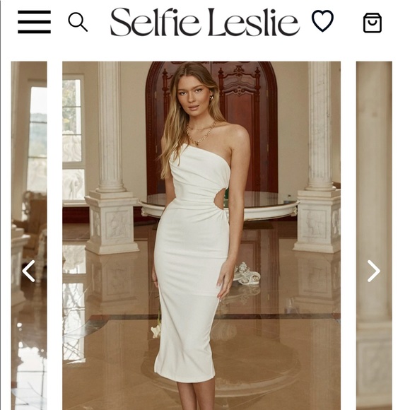 Taking Bets One Shoulder Dress from Selfie Leslie - Picture 3 of 9